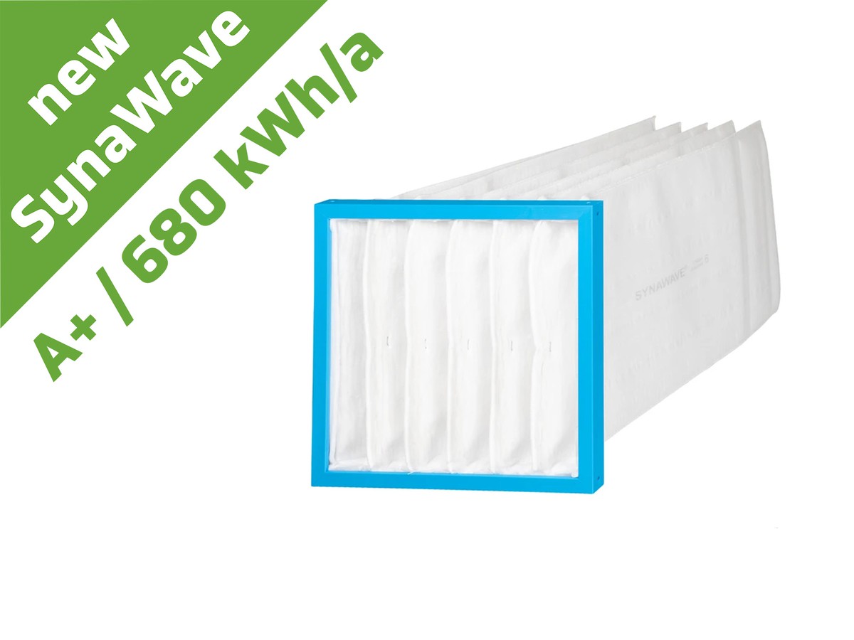 TW-1/70 A+-392-392-600-P - SynaWave® filtres à poches